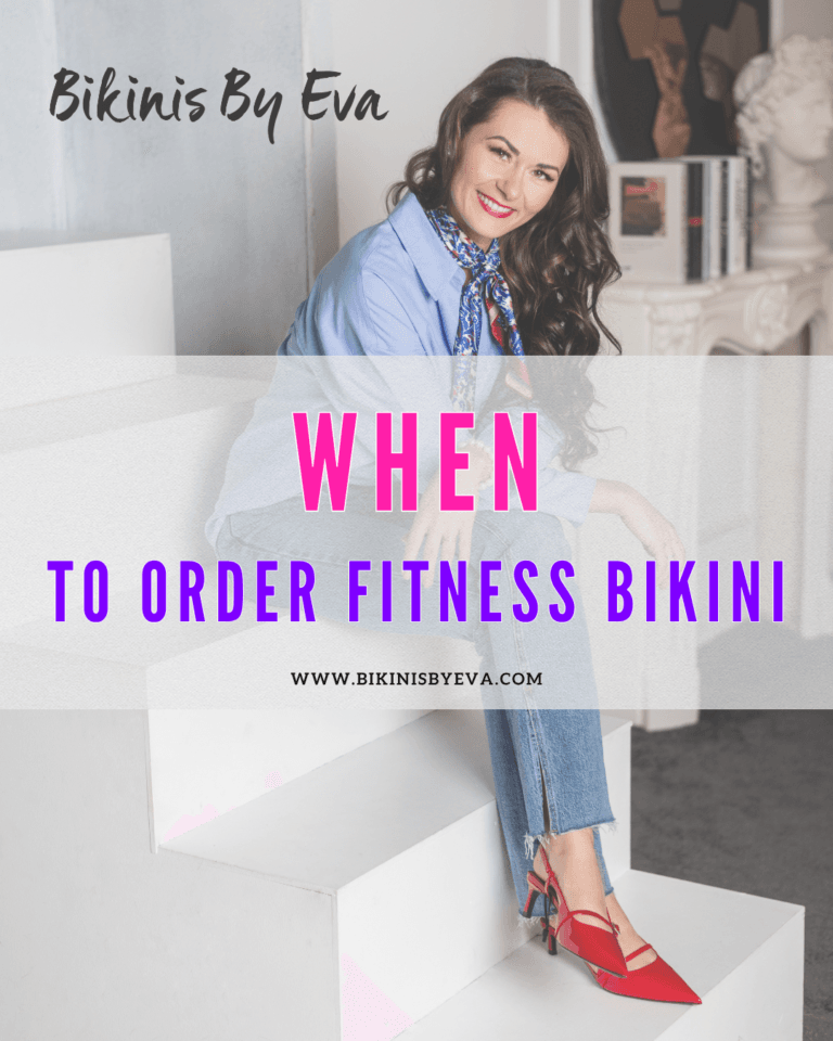 WHEN to order a fitness bikini?