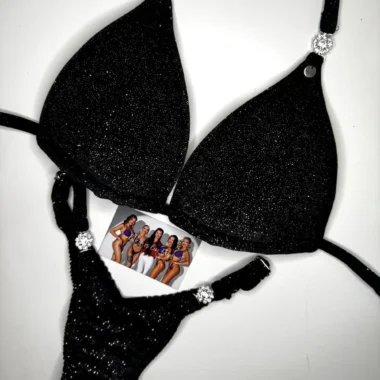 Limited Edition Black Silver posing suit